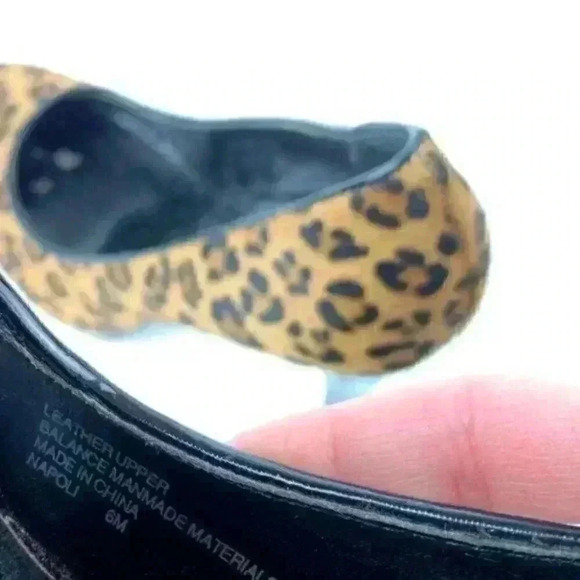 Franco Sarto heels size 6 Napoli calf hair patent - Picture 9 of 9